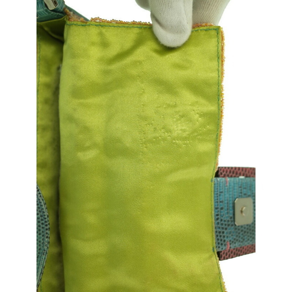 Fendi Beaded Mamma Bucket Semi Shoulder Bag - Picture 5 of 9